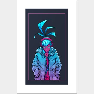 Cyan Posters and Art